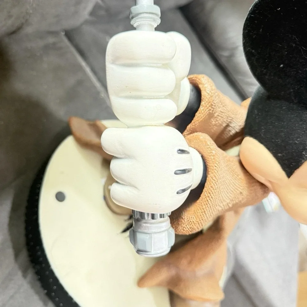 Disney Star Wars Mickey Mouse Jedi Knight Figure Lightsaber Robes Statue Big Fig